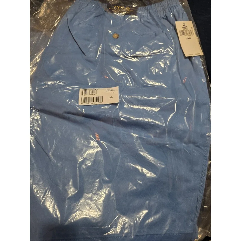 Polo Ralph Lauren Prepster Stretch Chino Shorts Blue Big & Tall Men's Size 3XB